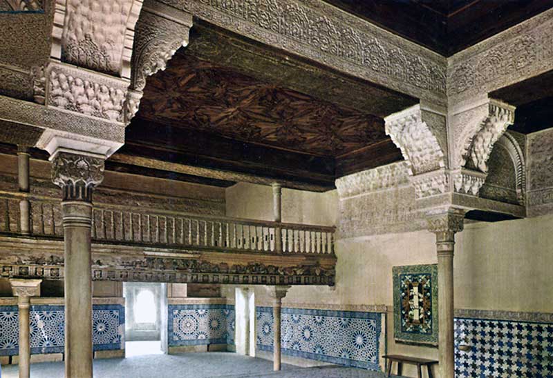Alhambra :
              salle du Mexxuar