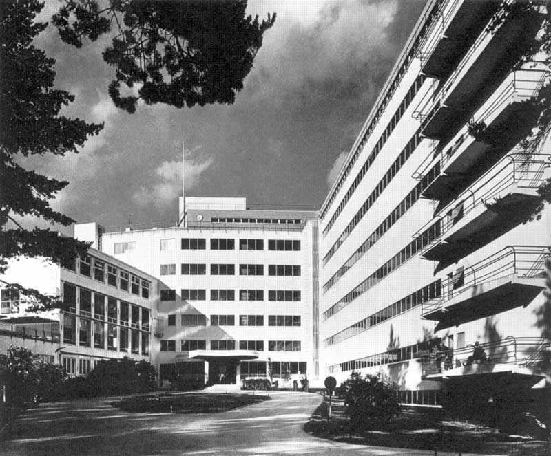 Le sanatorium de Païmio construit par A. Aalto