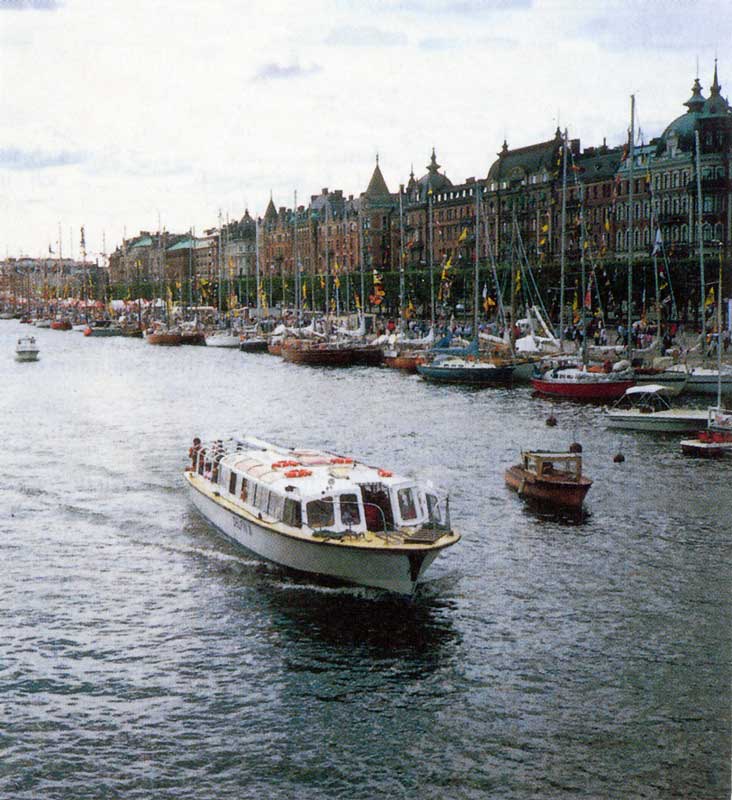 Les vieux quais de Stockholm