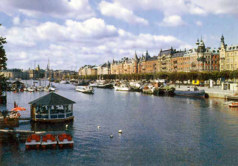 Stockholm : les quais du centre ville
