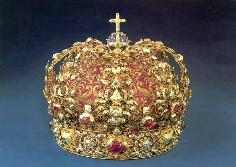 Trésor royal de Stokholm : couronne de la Reine Marie