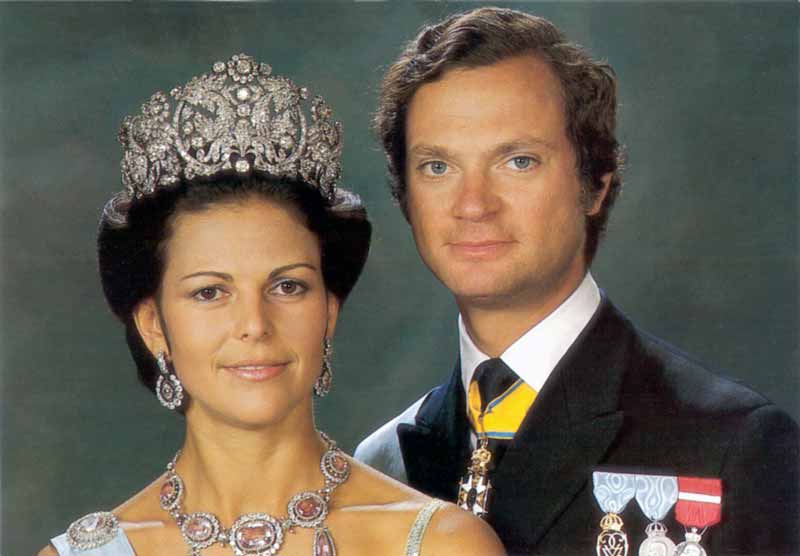 Stockholm : la reine Sylvia et le Prince consort