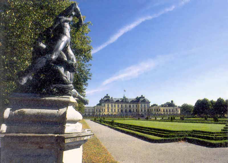 Jardin à la française du palais de Drottningholm