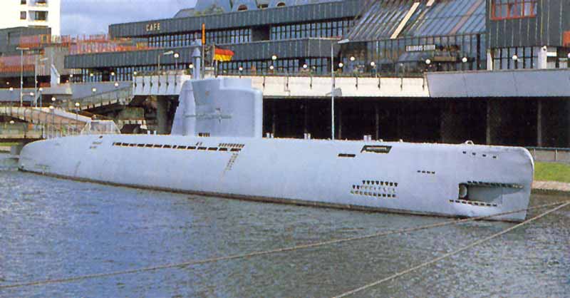 U-boot dans le port de Bremenhaven