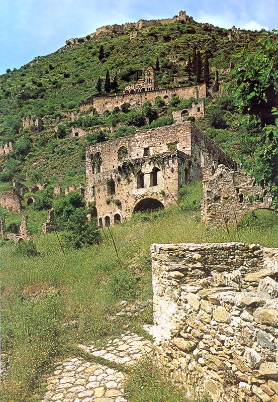 Maison Laskaris au pied de la citadelle de Mistra