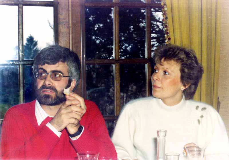 Jean-Paul et Françoise à table