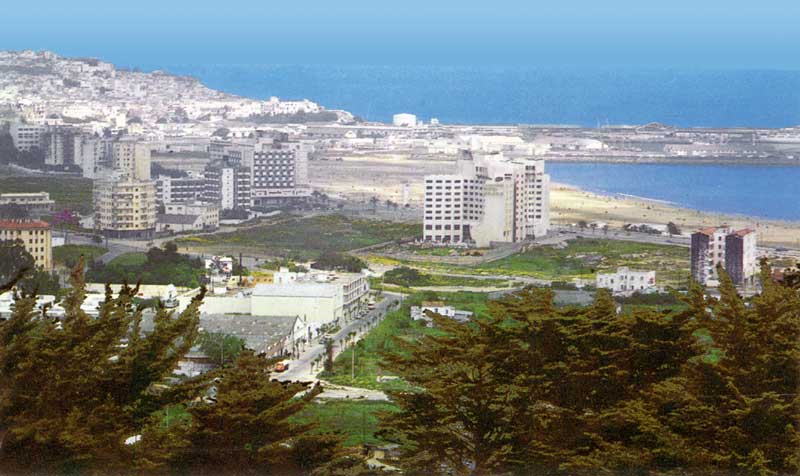 Le nouveau Tanger
                s'étendant progressivement à l'est de la vieille ville