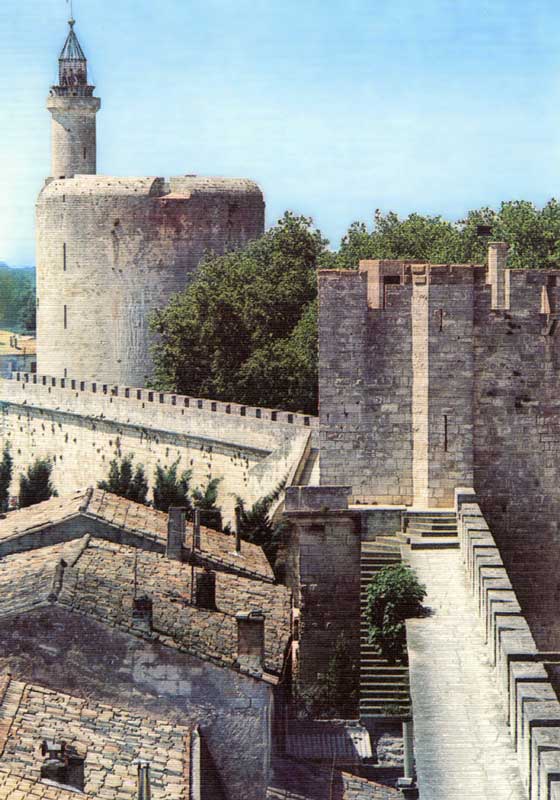 Aigues-Mortes : les remparts et la tour de
                Constance
