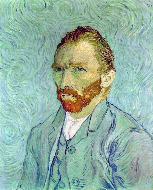 Les Baux : Autoportrait 1889, par Van Gogh