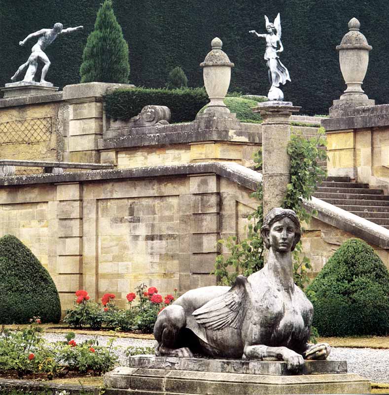 Blenheim Palace : les statues du Jardin d'eau
