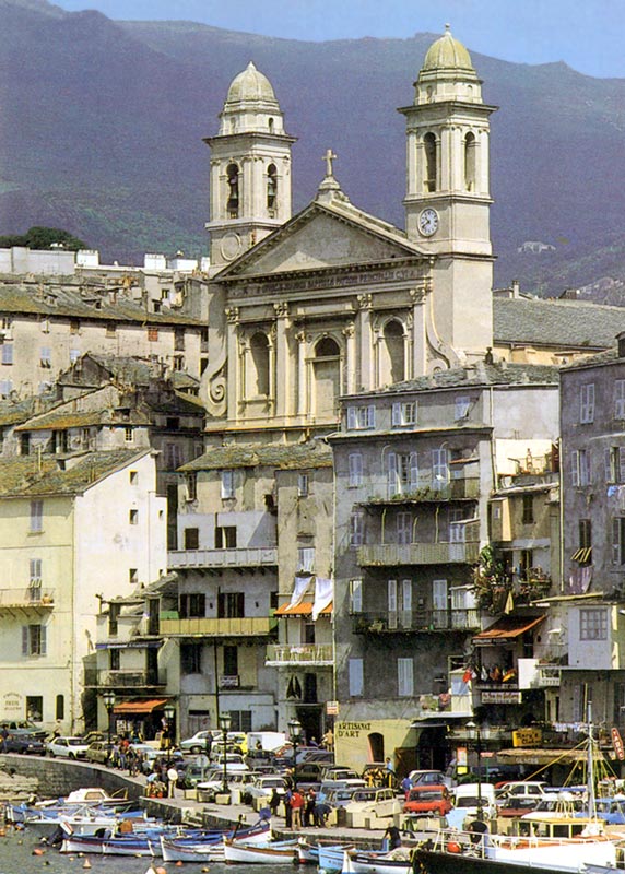 Bastia église
                    St-Jean sur le vieux port