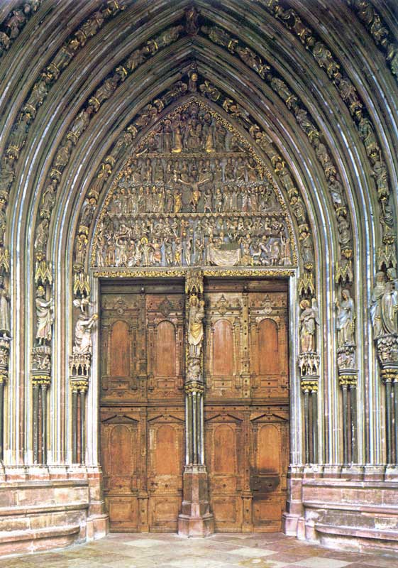 Portail ouest de la cathédrale de Freiburg