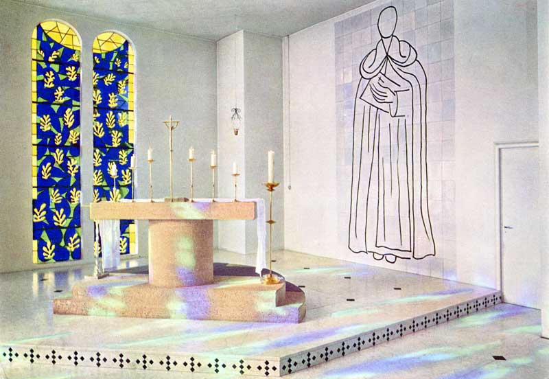 Saint Dominique et autel de la Chapelle du Rosaire