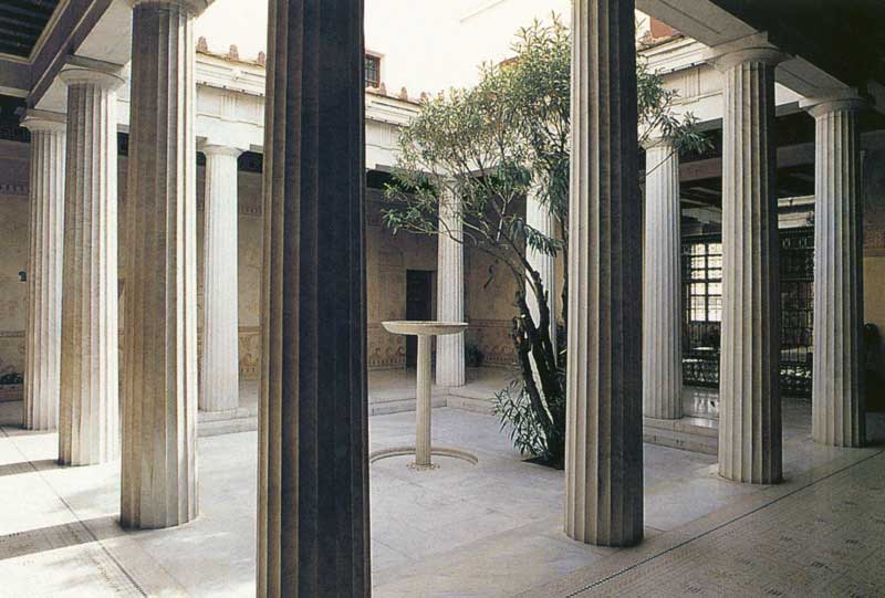 Peristyle de la Villa Kerylos