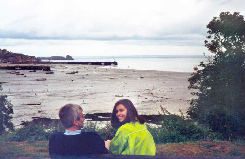 Jean-Paul et Juliette devant Cancale