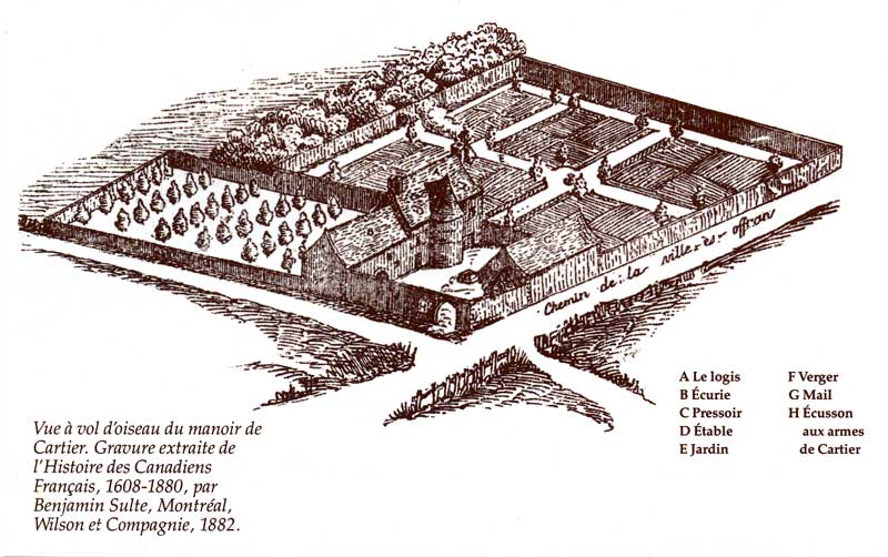 Plan
                  du manoir