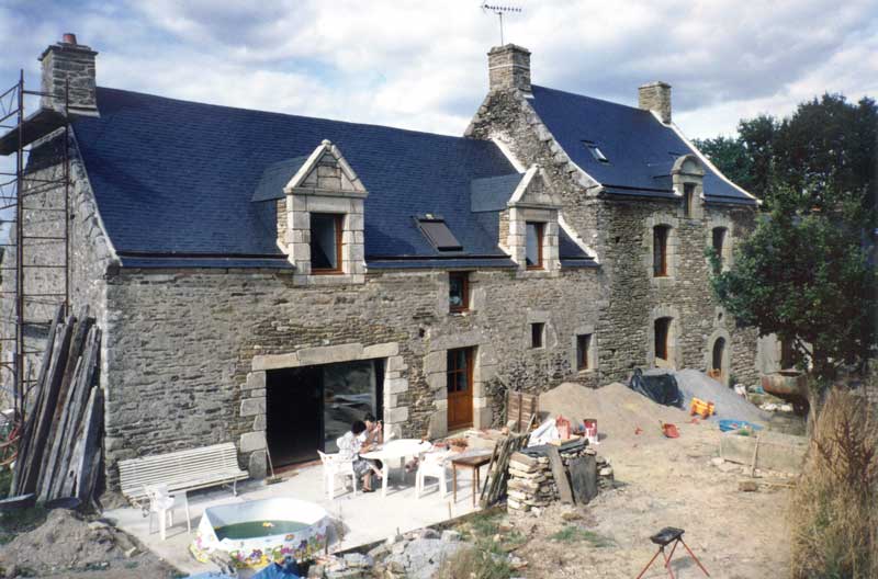 Chantier de Dominique à La Joncherais