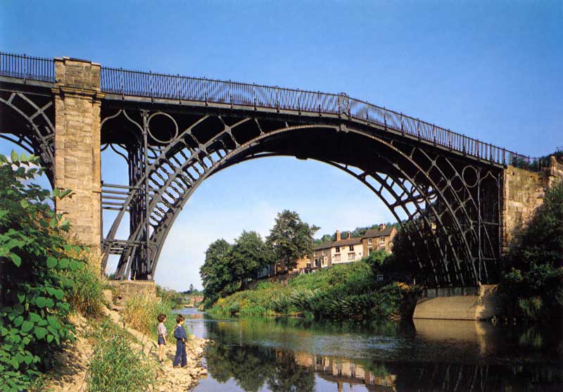 pont
                d'Ironbridge sur la Severn