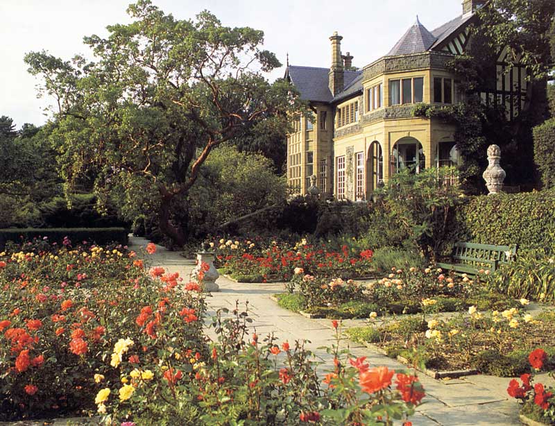 Bodnant Garden : la terrasse des roses
