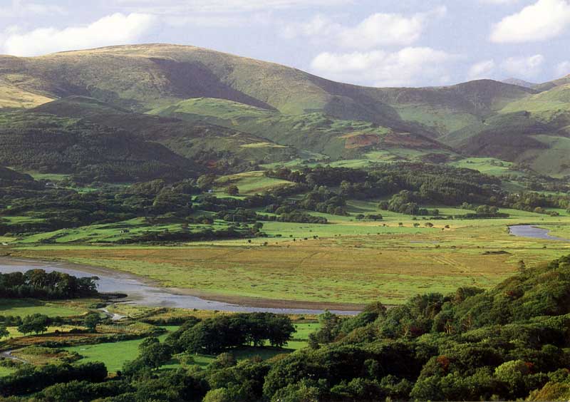 Vallée de la Dyfi près de Macchynleth