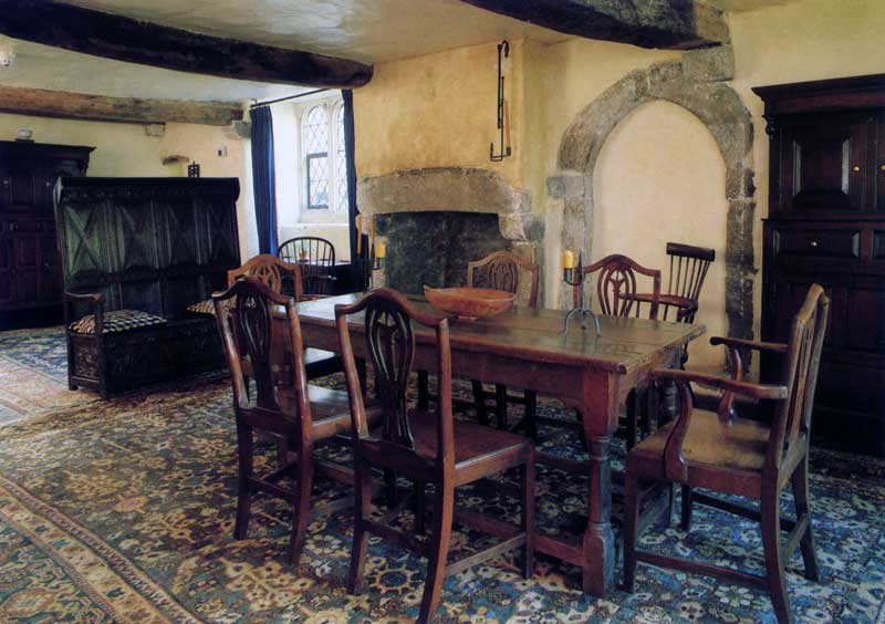 Tenby : dining room de la Tudor Merchant House