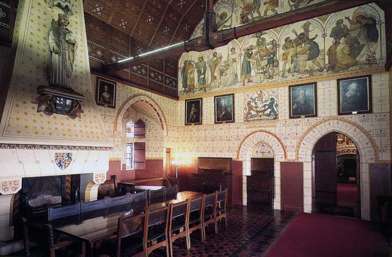 Castle Coch : la salle des banquets