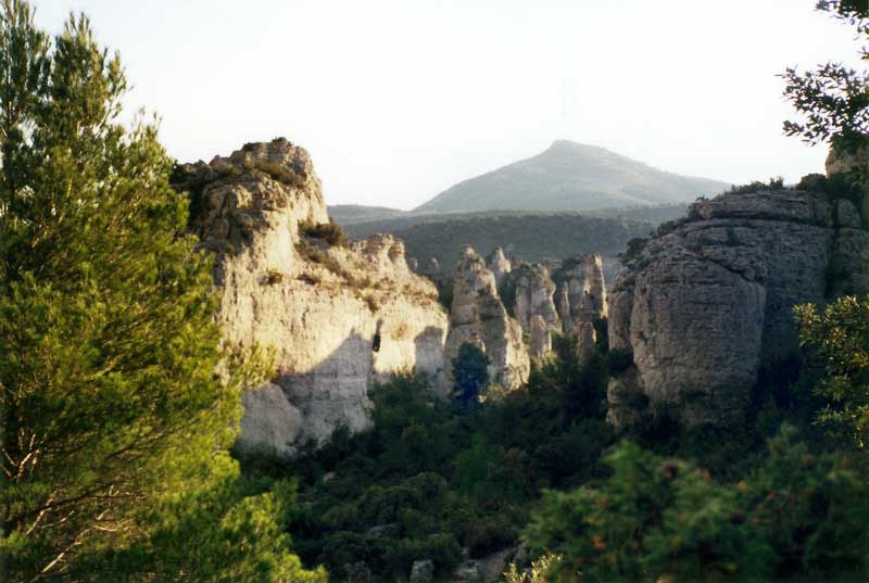 Le soleil
                  descend sur le Cirque de Mourèze