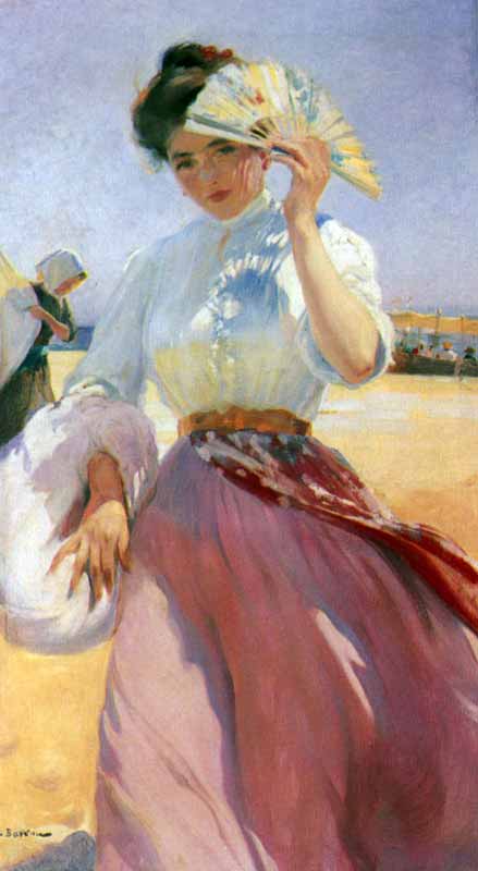 Poznan-Rogalin-Femme-au-chapeau-par-Laurea-Barrau-1900