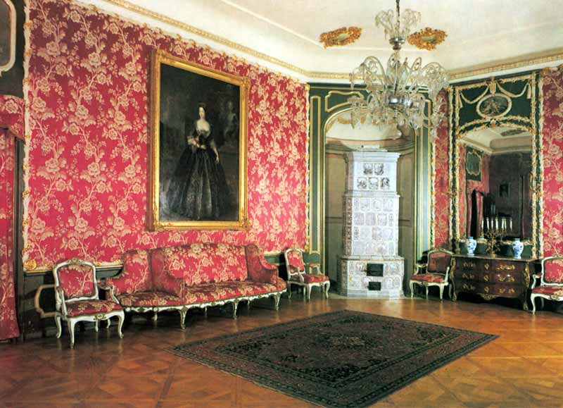 Nieborow : le salon Czerwony