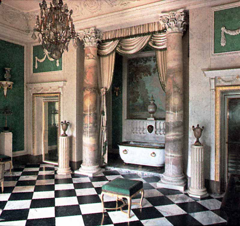 Wilanow : salle de bain Lubomirska