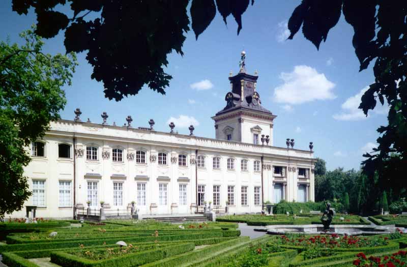 Wilanow et ses parterres à la Française