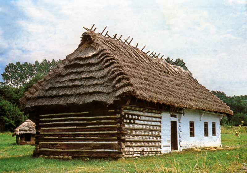 Skansen de Sanok : maison Moszczenica (1860)