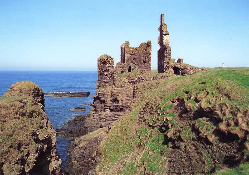 Wick : ruines de Sinclair Castle