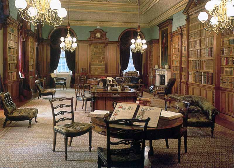 Haddo House : la bibliothèque