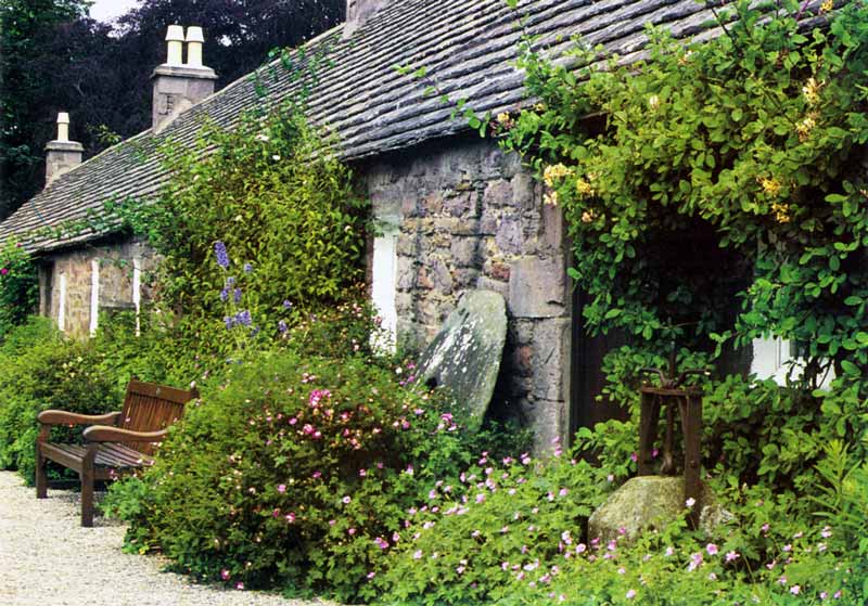 Angus Folk Museum : les cottages du village