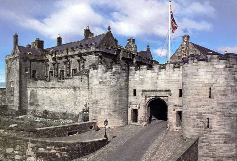 Stirling : porte du château des Stuart