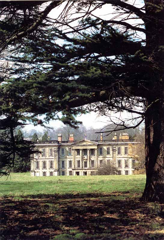 Calke Abbey
              : façade de la maison palladienne