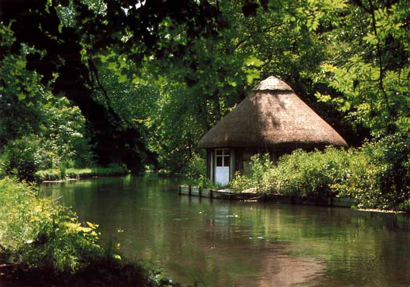 Mottifont Abbey : la hutte du pêcheur