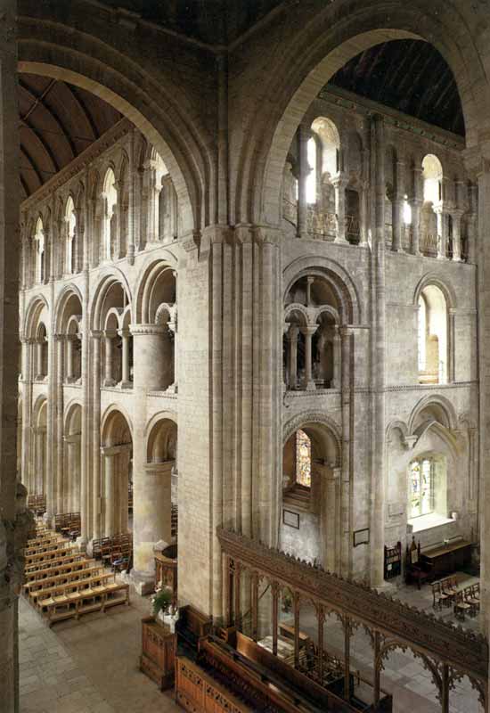 Romsey Abbey
              : la nef