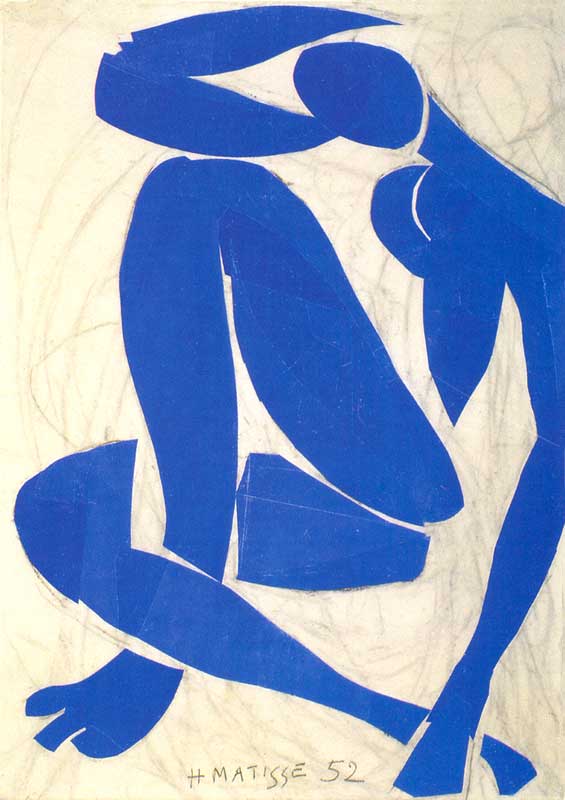 Matisse : Nu bleu IV (1952)