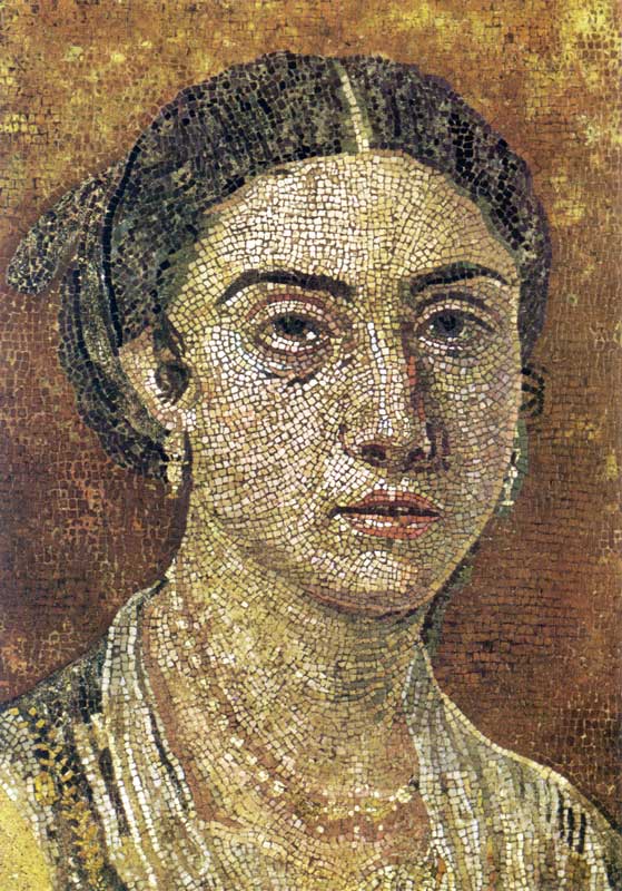 Portrait d'une dame (mosaïque de Pompéï)