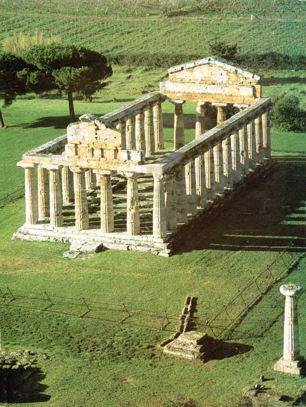Paestum : temple d'Athena (alias Cérès)