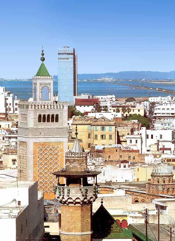 Tunis: le centre de la ville moderne