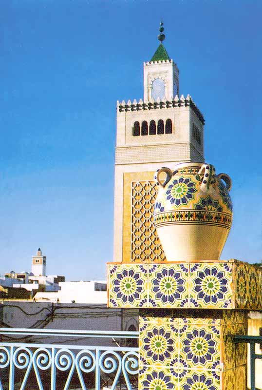 Minaret
                de la Zitouna à Tunis