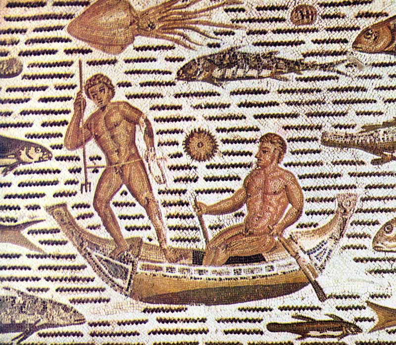Musée Archéologique du Bardo : pêcheurs