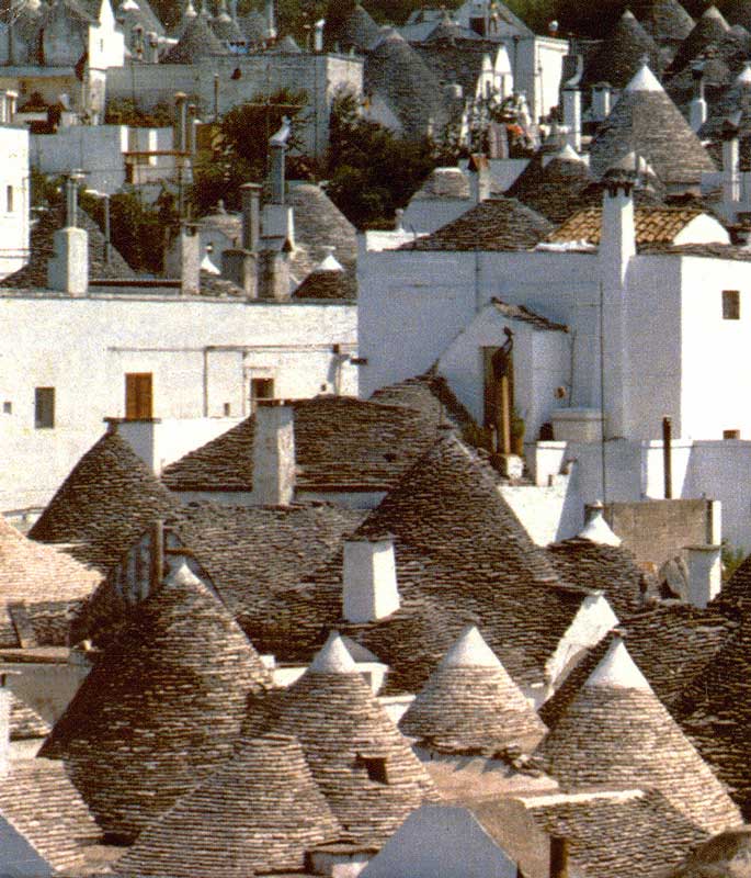 Les
                  toits d'Alberobello