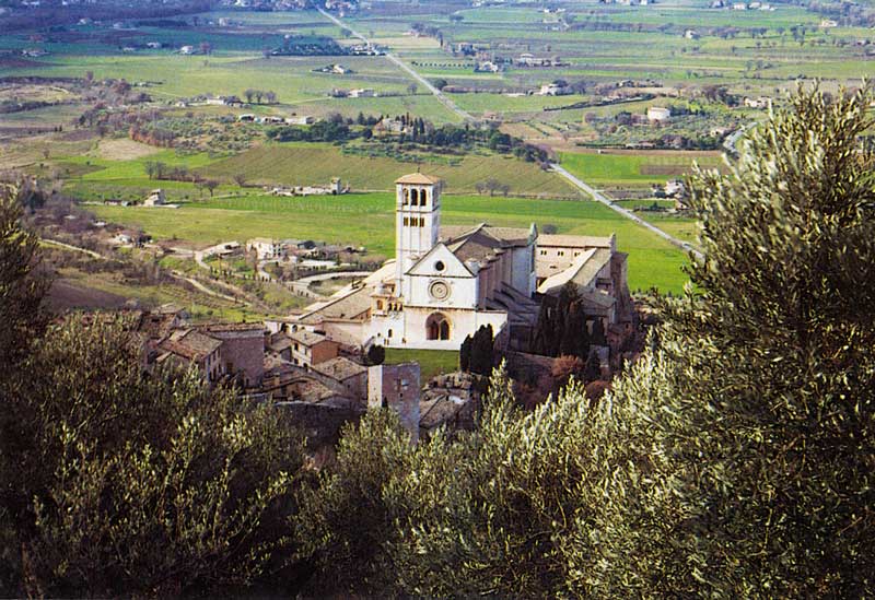 Basilica di San Francesco vue depuis la Rocca