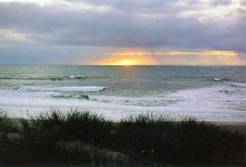 Coucher de soleil sur le Golfe de Gascogne