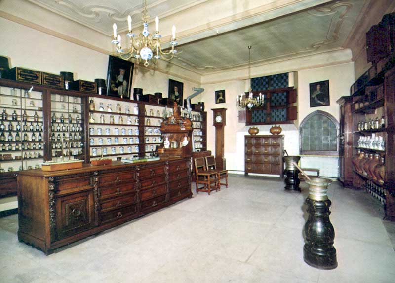 L'ancienne pharmacie de l'Hôpital St-Jean à Brugge