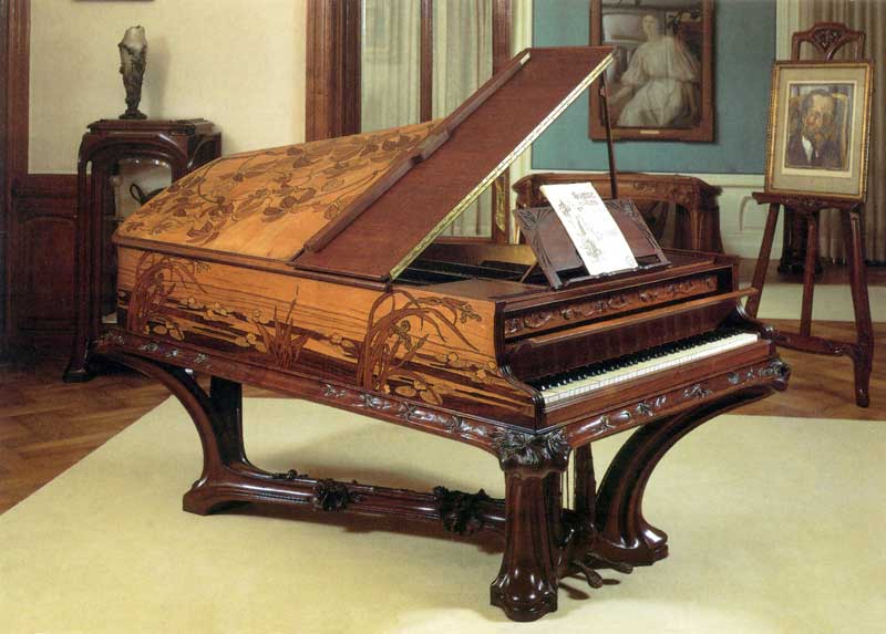 Louis Majorelle (1859-1926) : piano à queue,
              1903-1905